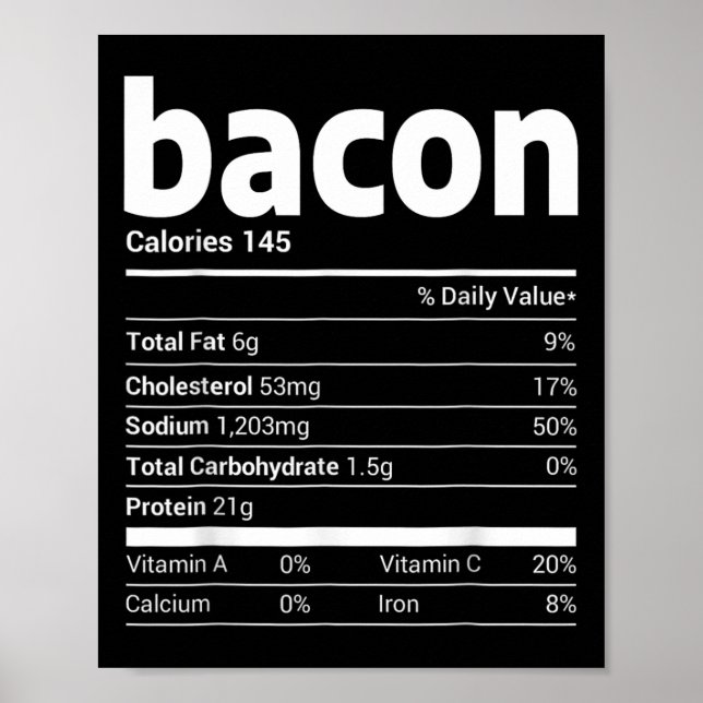 Affiche Bacon Nutrition Fiches familiales Correspondance d (Devant)