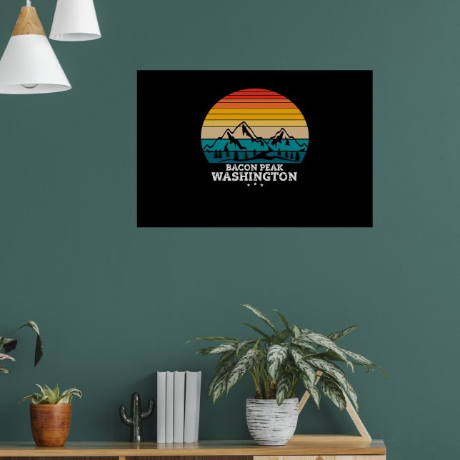 AFFICHE BACON PEAK WASHINGTON (Salon 1)