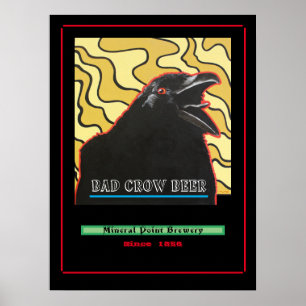 Affiche Bad Crow Beer