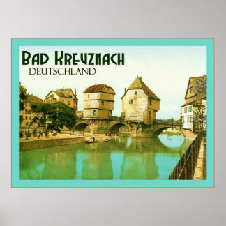Affiche Bad Kreuznach ~ Deutschland ~ Vintage voyage