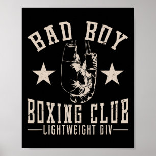 Affiche Bad Mad Boy Boxing Club