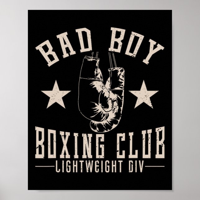 Affiche Bad Mad Boy Boxing Club (Devant)