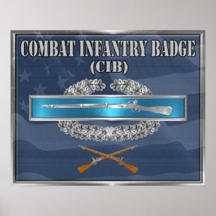 Affiche Badge de l'Infanteur de combat (BCI)