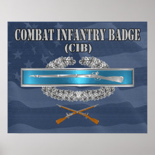 Affiche Badge de l'Infanteur de combat (BCI)