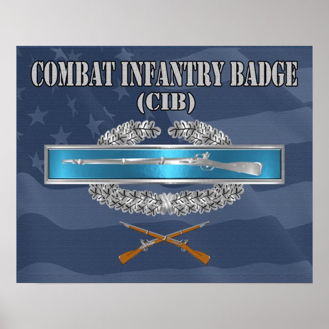 Affiche Badge de l'Infanteur de combat (BCI) (Devant)