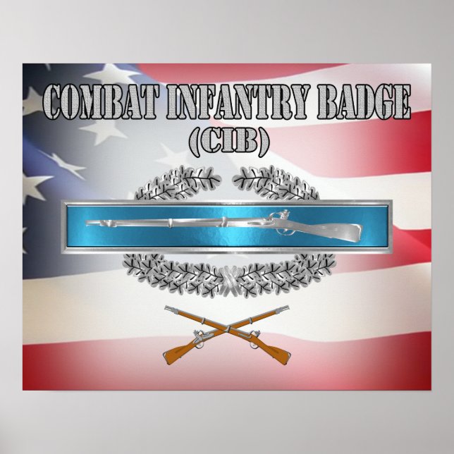 Affiche Badge de l'Infanteur de combat (BCI) (Devant)