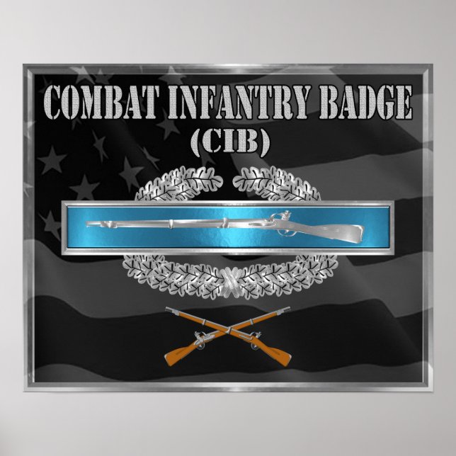 Affiche Badge de l'Infanteur de combat (BCI) (Devant)