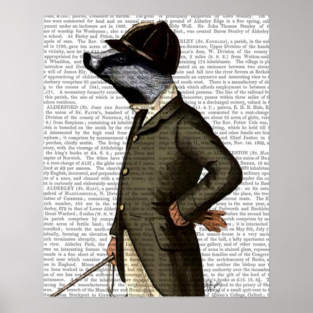 Affiche Badger The Rider Portrait (Devant)