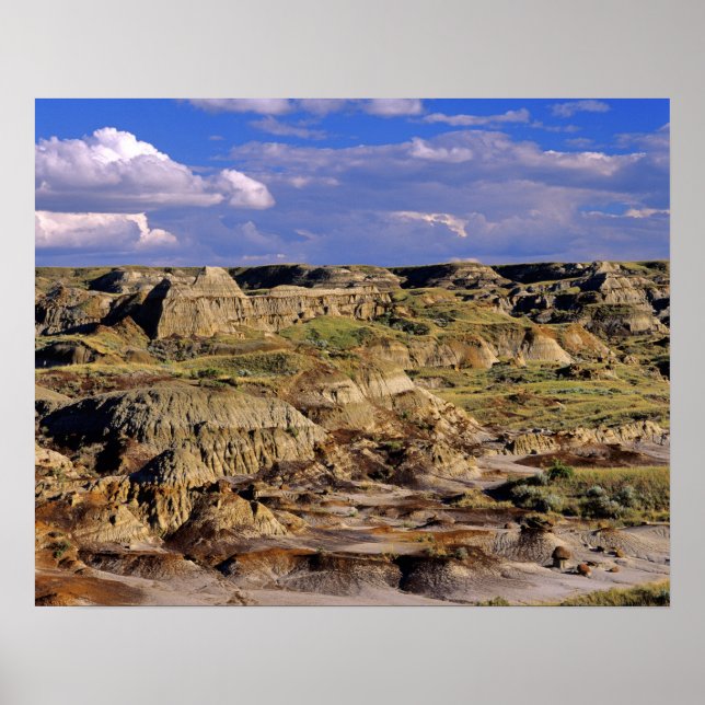 Affiche Badlands at Dinosaur Provincial Park in Alberta, 2 (Devant)