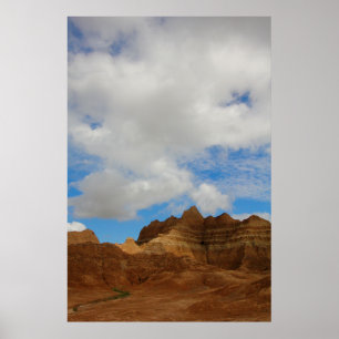 Affiche Badlands National Park, Dakota du Sud