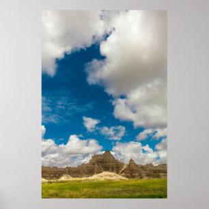 Affiche Badlands National Park, Dakota du Sud