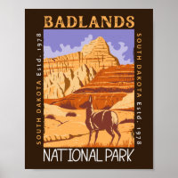 Badlands National Park South Dakota Distants