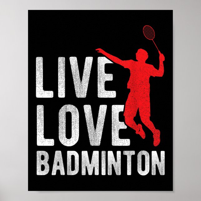 Affiche Badminton  (Devant)
