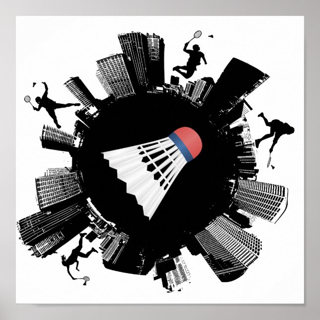 Affiche Badminton (Devant)