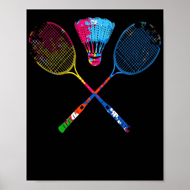 Affiche Badminton (Devant)