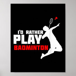 Affiche Badminton