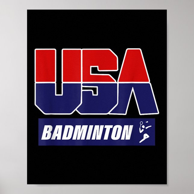Affiche Badminton 2021 Usa  (Devant)