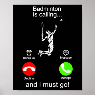 Affiche Badminton Appelle