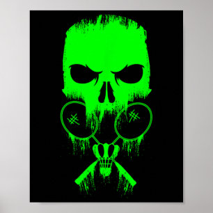 Affiche Badminton Badminton Raquettes Shuttle Game Badmint