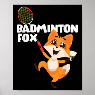 Affiche Badminton Fox