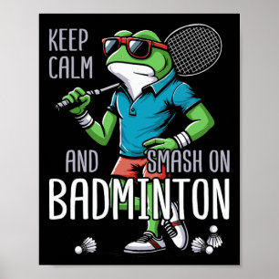 Affiche Badminton Frog Shuttle Poona