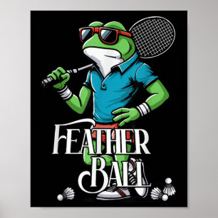 Affiche Badminton Frog Shuttle Poona