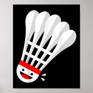 Affiche Badminton - Grande Navette Heureuse