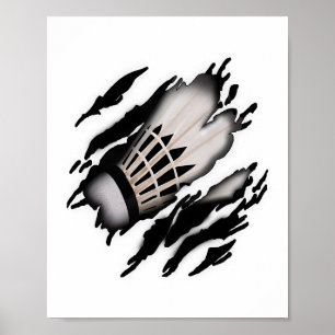 Affiche Badminton In Me Design