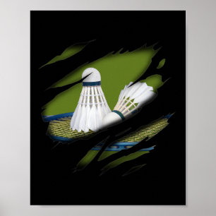 Affiche Badminton In Me Design