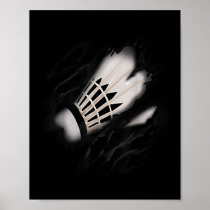 Affiche Badminton In Me Design, Badmintondesign