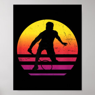 Affiche Badminton Squash Mens Navette Femmes