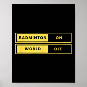 Affiche Badminton Sur World Off Racket Navette Sports