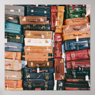 Affiche Bagages vintages