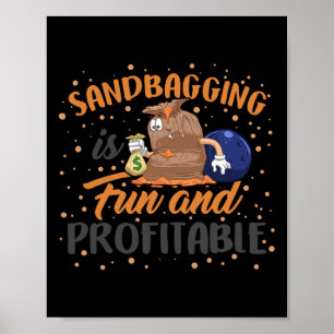Affiche Baguage de sandling Sandbagger Funny Money Team Ki