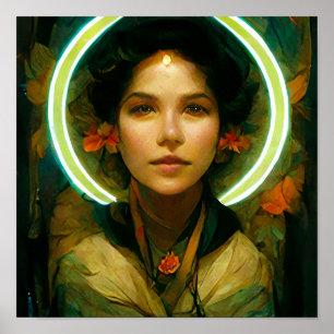 Affiche Bague De Lumière Imaginaire Sci-fi