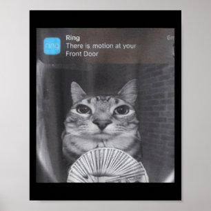 Affiche Bague Il Y A Du Mouvement À Votre Porte Avant Mème
