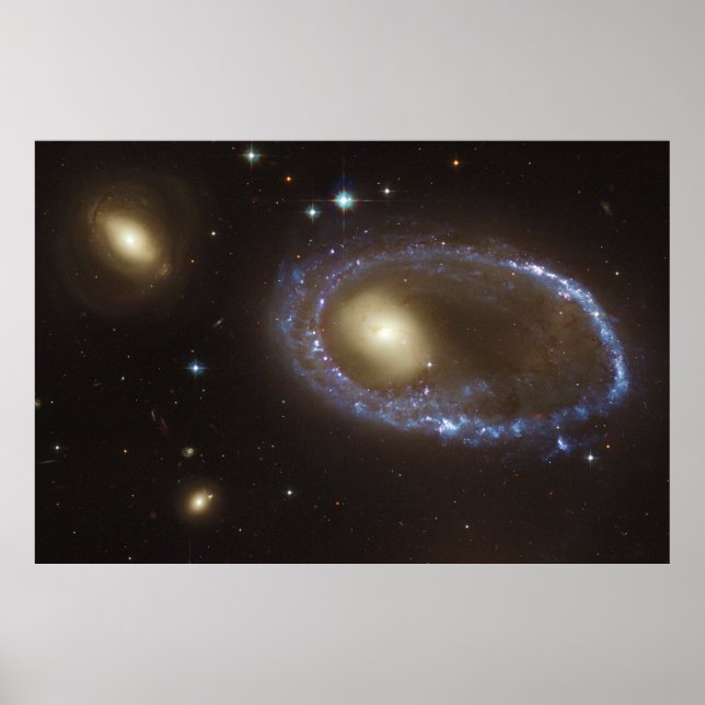 Affiche Bague lenticulaire non barrée Galaxy AM 0644-741 (Devant)