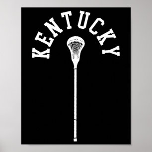 Affiche Baguette de crosse verticale minimaliste Kentucky