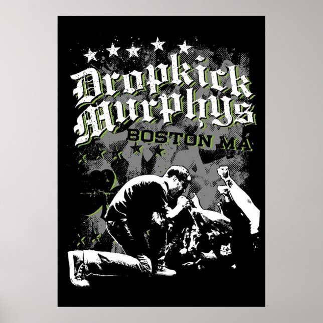 Affiche Baguette de dropkick Murphys TShirt rock murphy dr (Devant)