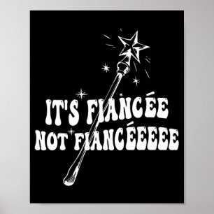 Affiche Baguette de l'Assistant de la fête de la Fiançaill