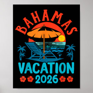 Affiche Bahamas 2026 Vacances familiales Plage Ambiance es
