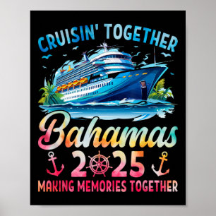 Affiche Bahamas Cruise 2025 Family Cruise Trip Squad Group