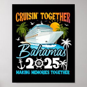 Affiche Bahamas Cruise 2025 Family Cruise Trip Squad Group