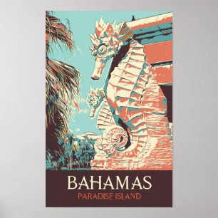 Affiche Bahamas Paradise Island, Atlantis