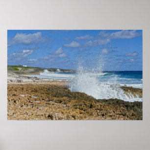 Affiche Bahamas Splash, Great Abaco Island, Les Bahamas