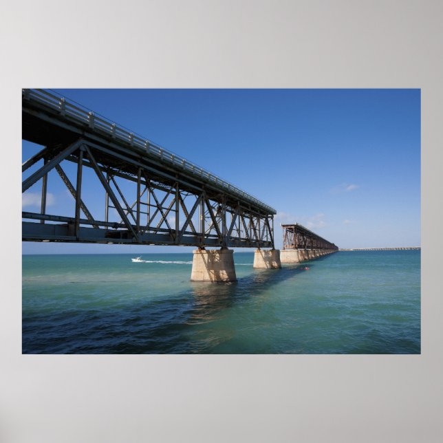 Affiche Bahia Honda State Park, Keys de Floride, Key (Devant)