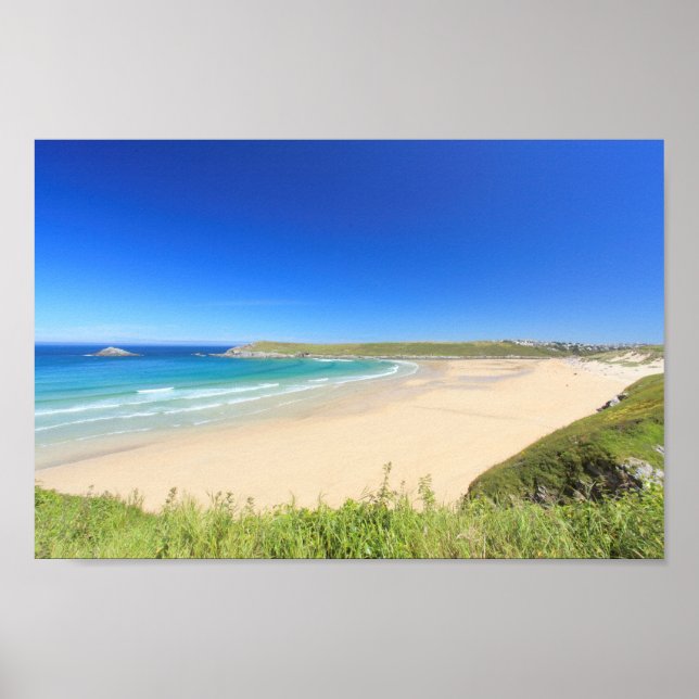 Affiche Baie de Crantock (Devant)