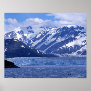 Affiche Baie de Disenchantment et glacier Hubbard,