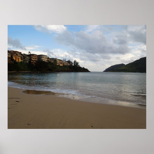 Affiche Baie de Kalapaki à Kauai, Hawaii (Devant)