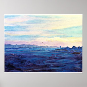 Affiche Baie de San Francisco, Blue Angels 1984